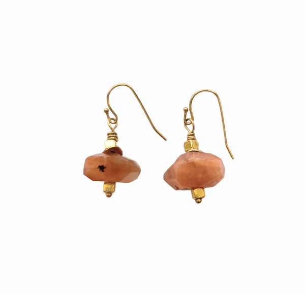 Orange Agate Earrings - MINU Jewels