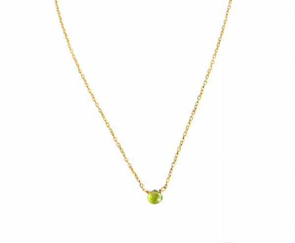 Peridot Drop Necklace - MINU Jewels