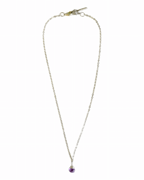 Amethyst Drop Necklace - MINU Jewels