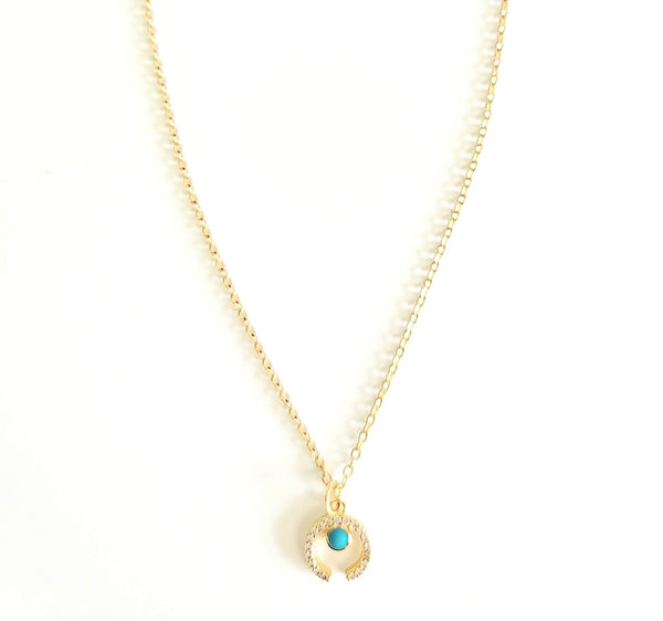 Horseshoe Turquoise Necklace - MINU Jewels