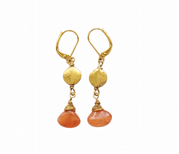 Long Carnelian Earrings - MINU Jewels