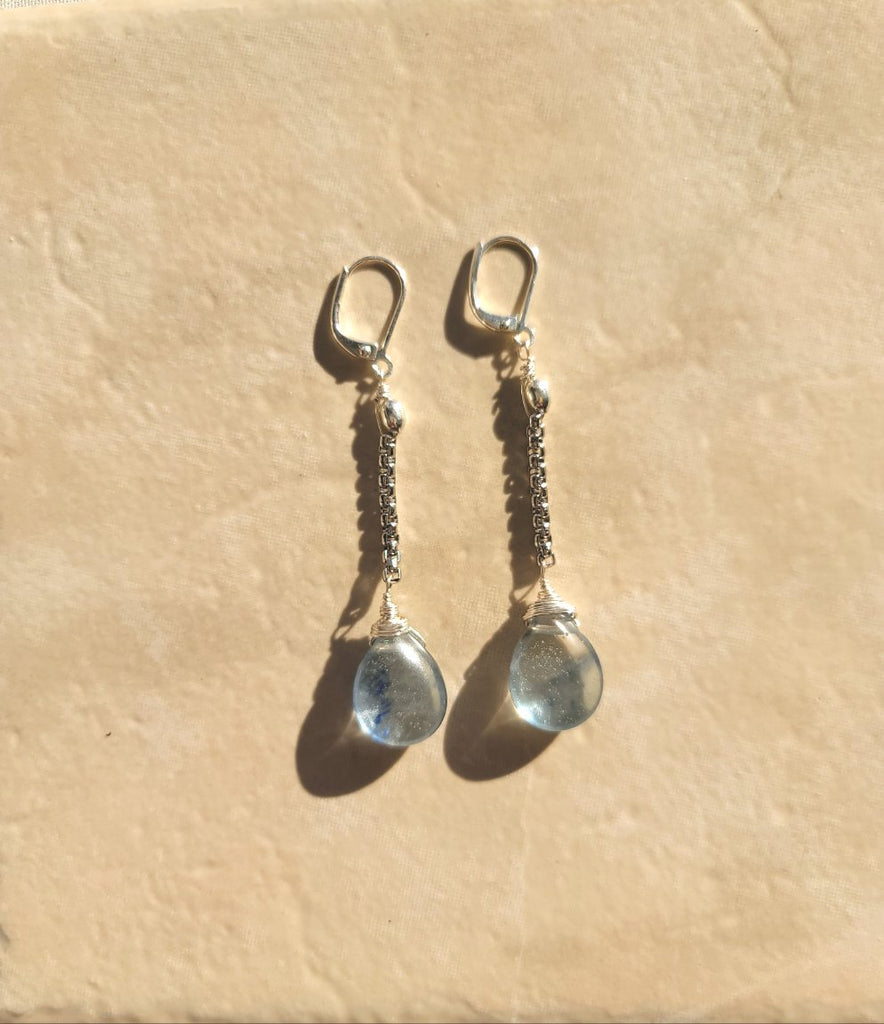 Moody Iolite Drop Earrings - MINU Jewels