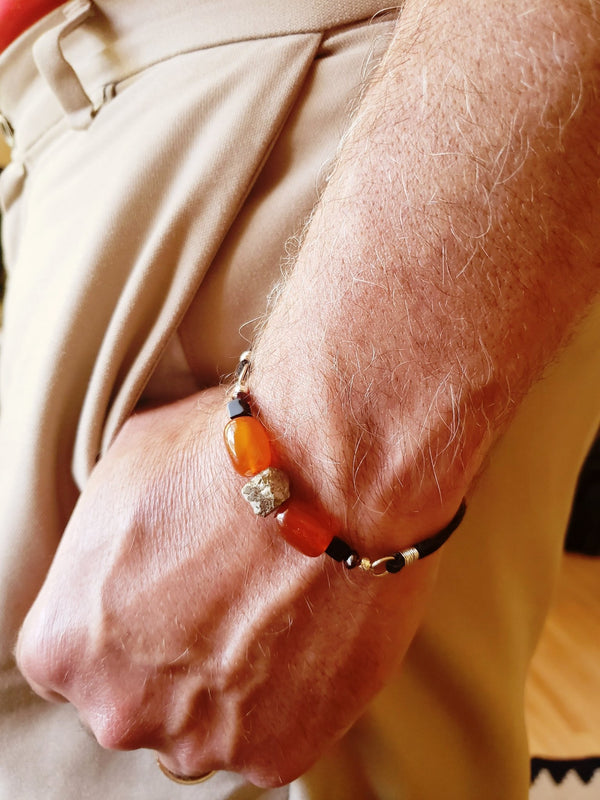 Orange Bracelet For Men - MINU Jewels