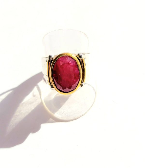 Ruby Deco Ring - MINU Jewels