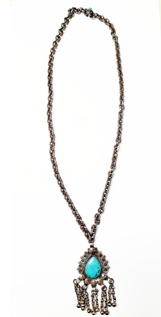 Silver Drop Necklace LG - MINU Jewels