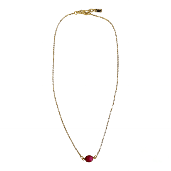 Small Ruby Necklace - MINU Jewels