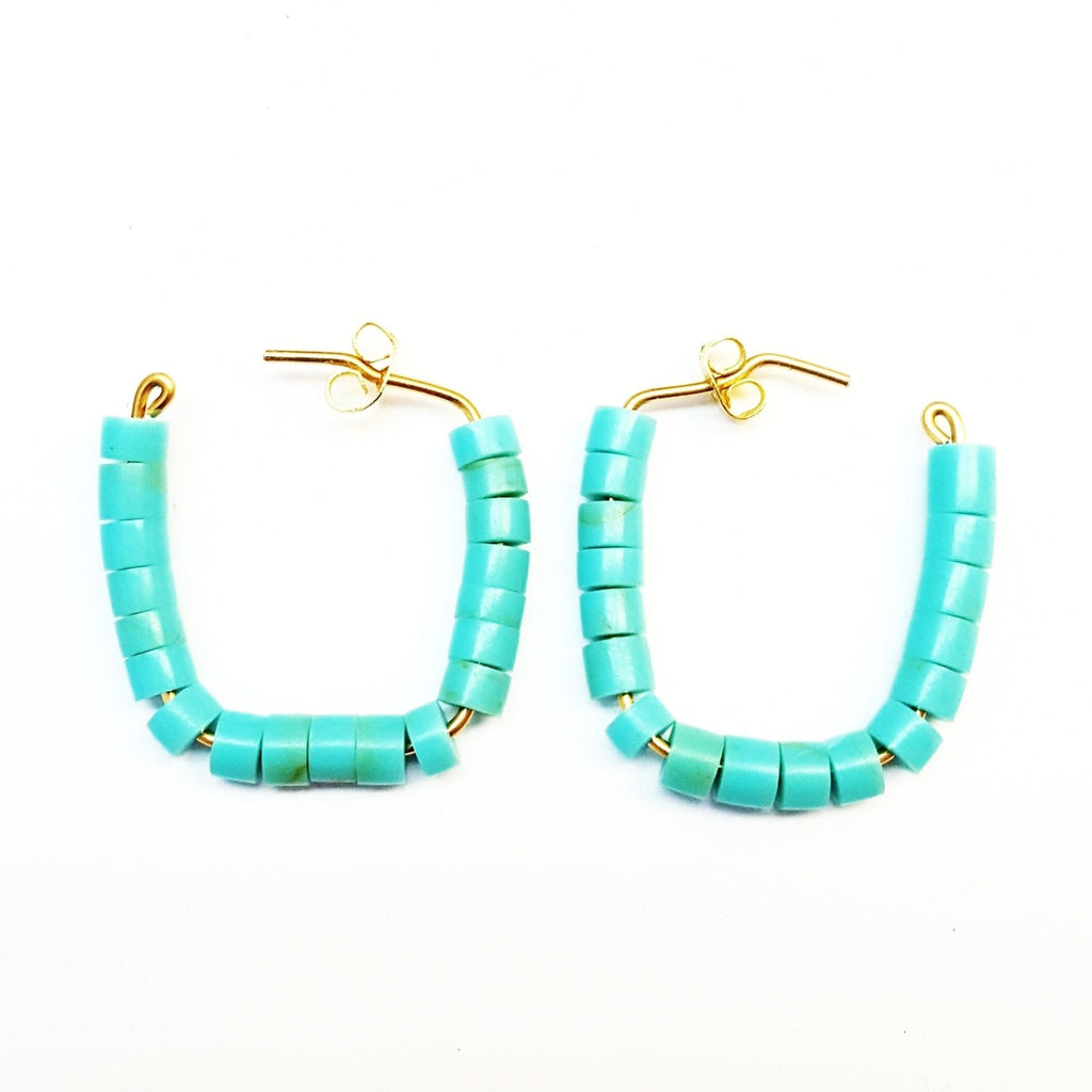 Small Square Hoops - Colors Available - MINU Jewels
