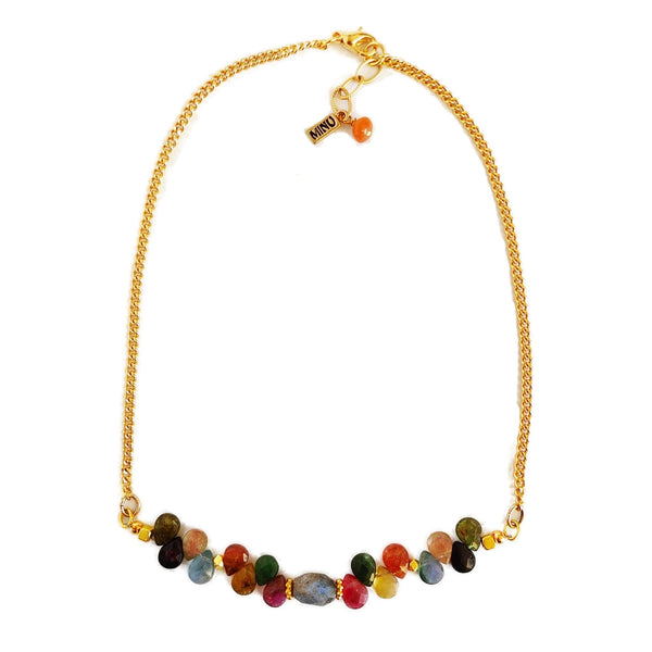 Tourmaline Gumdrop Necklace - MINU Jewels