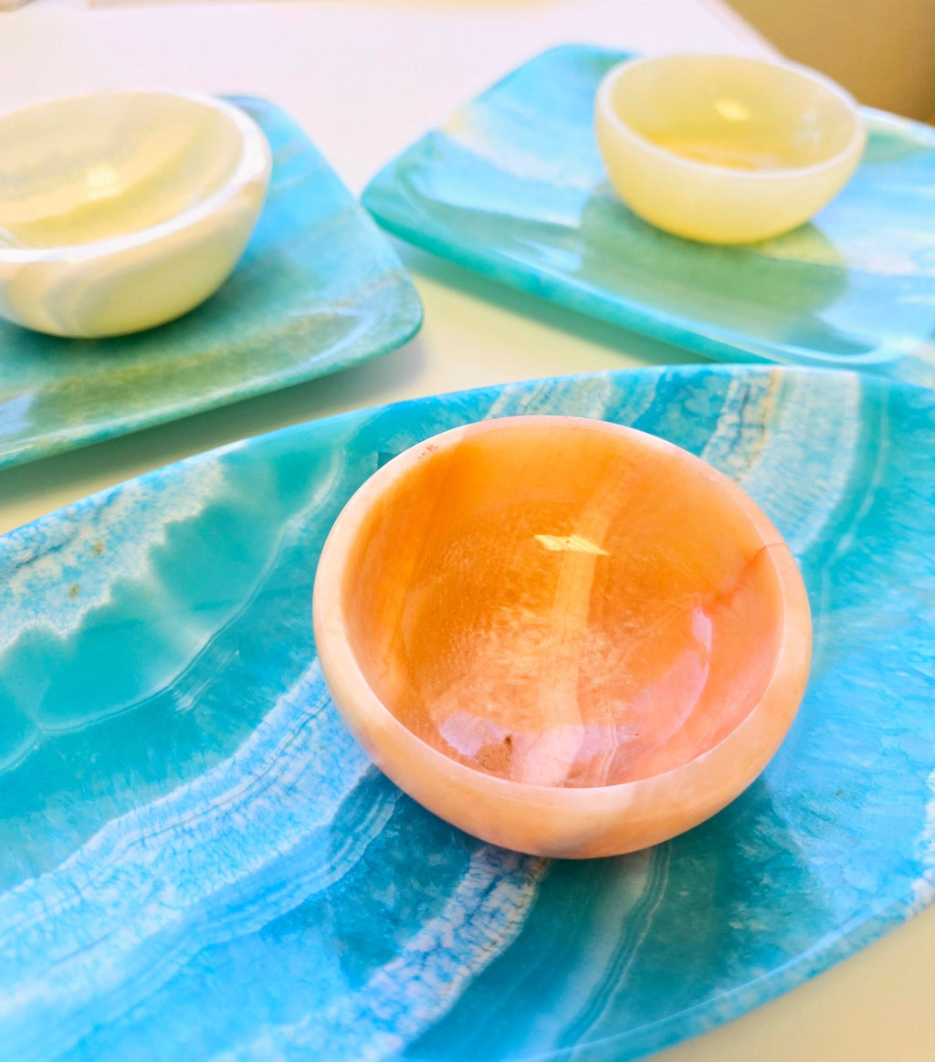 Alabaster Bowls/Dishes - Color Options - MINU Jewels