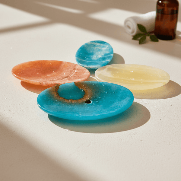 Alabaster Soap Dishes - Color Options