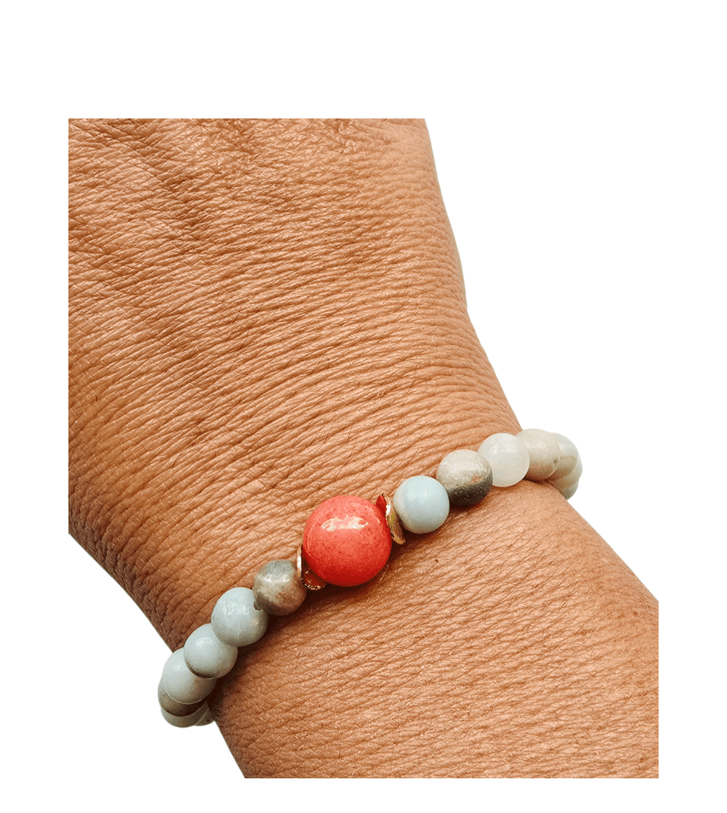 Amazonite Coral Bracelet - MINU Jewels