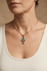 Ankh Blue Necklace - MINU Jewels