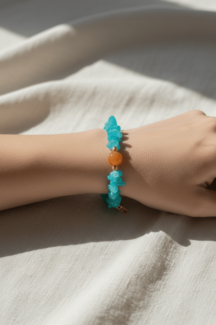 Aqua Amazonite Bracelets - MINU Jewels