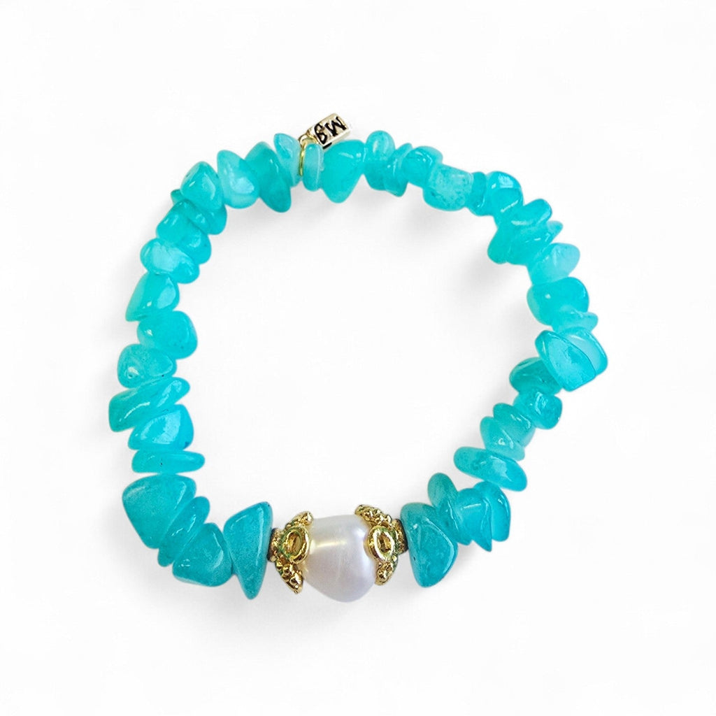 Aqua Amazonite Bracelets - MINU Jewels