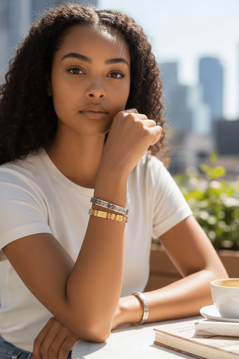 Arabic Script Cuff - MINU Jewels