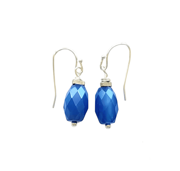 Blue Agate Earrings - MINU Jewels
