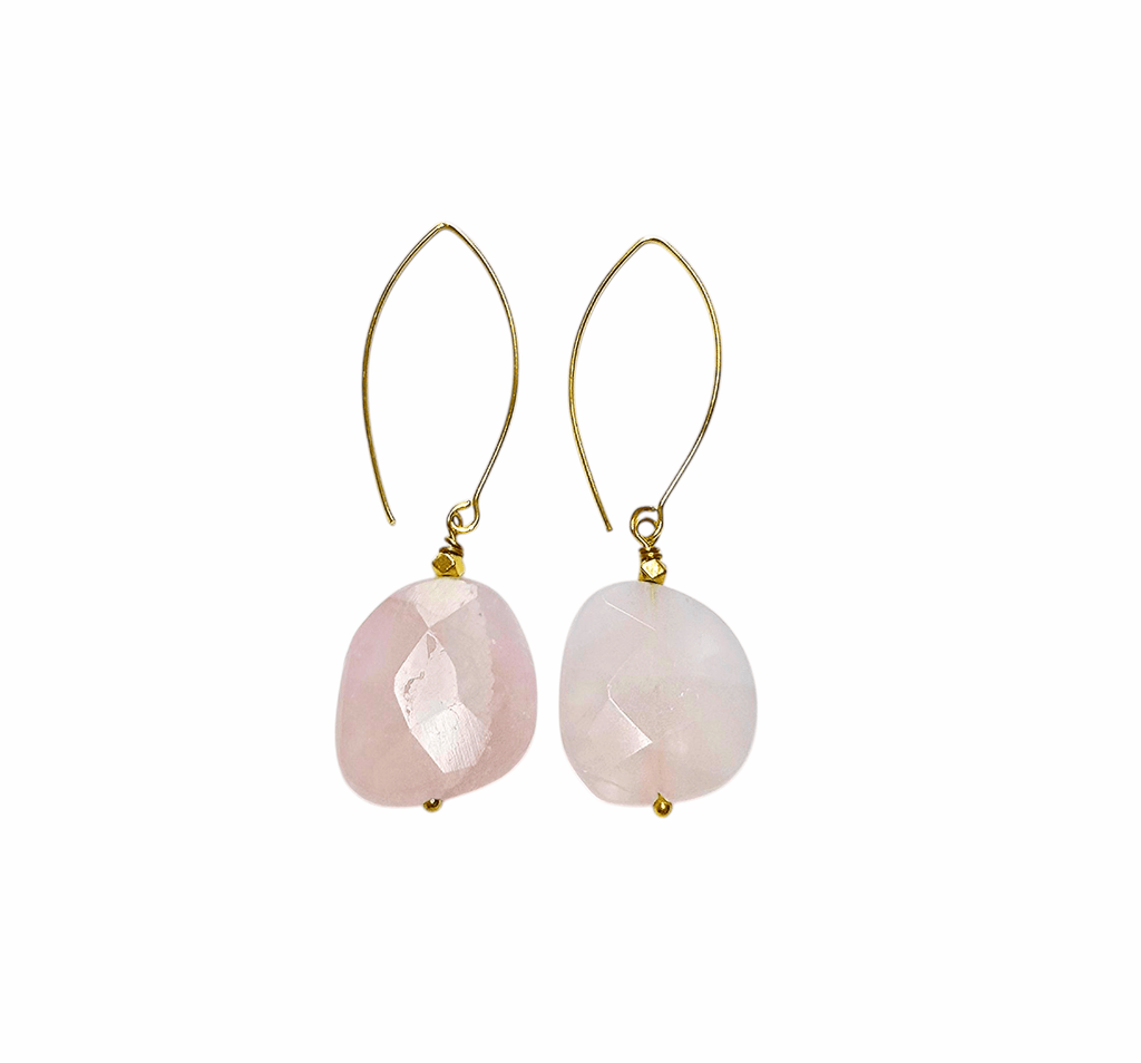 Blush Pink Drop Earrings - MINU Jewels