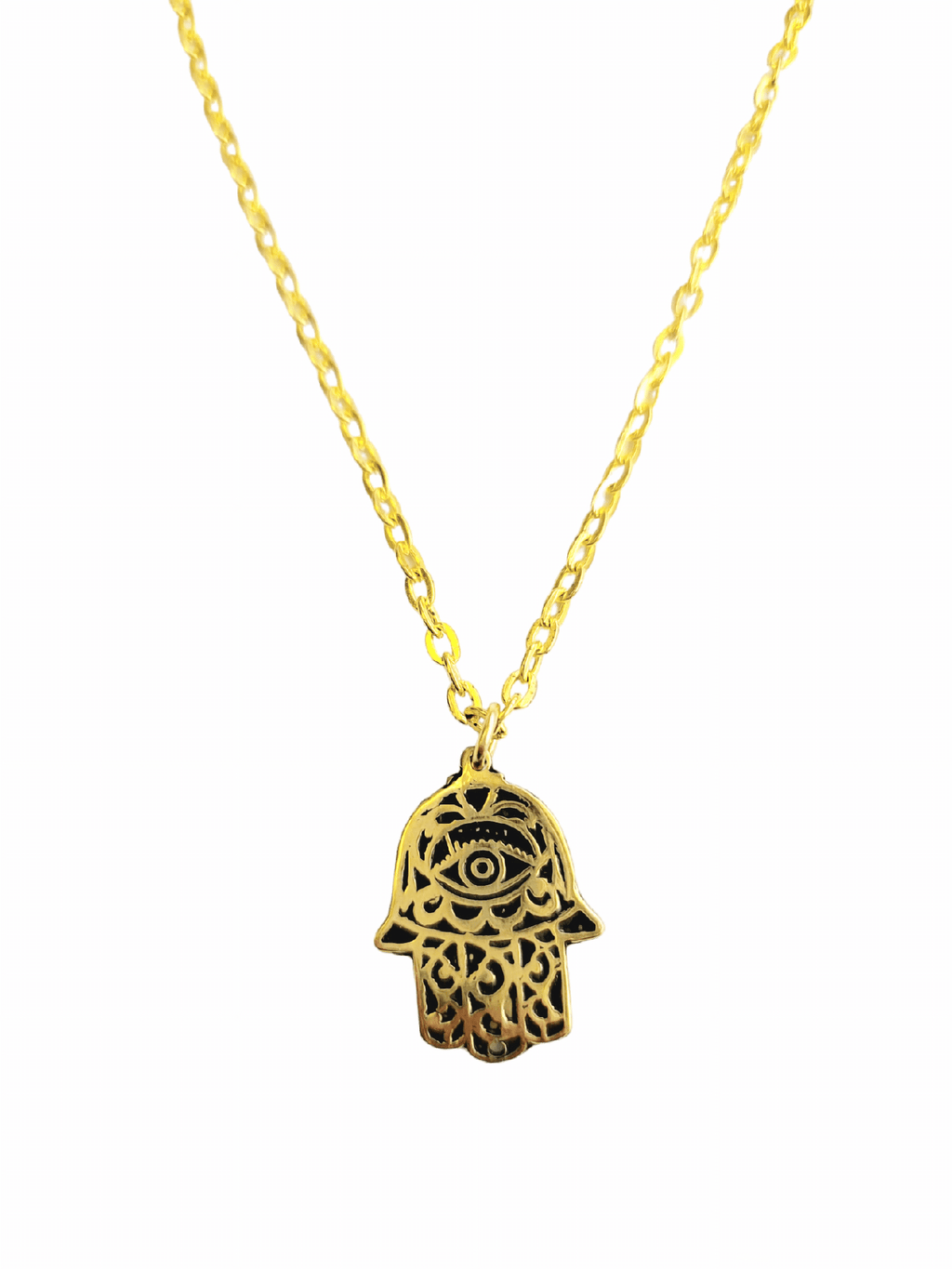 Brassy Hamsa Necklace - MINU Jewels