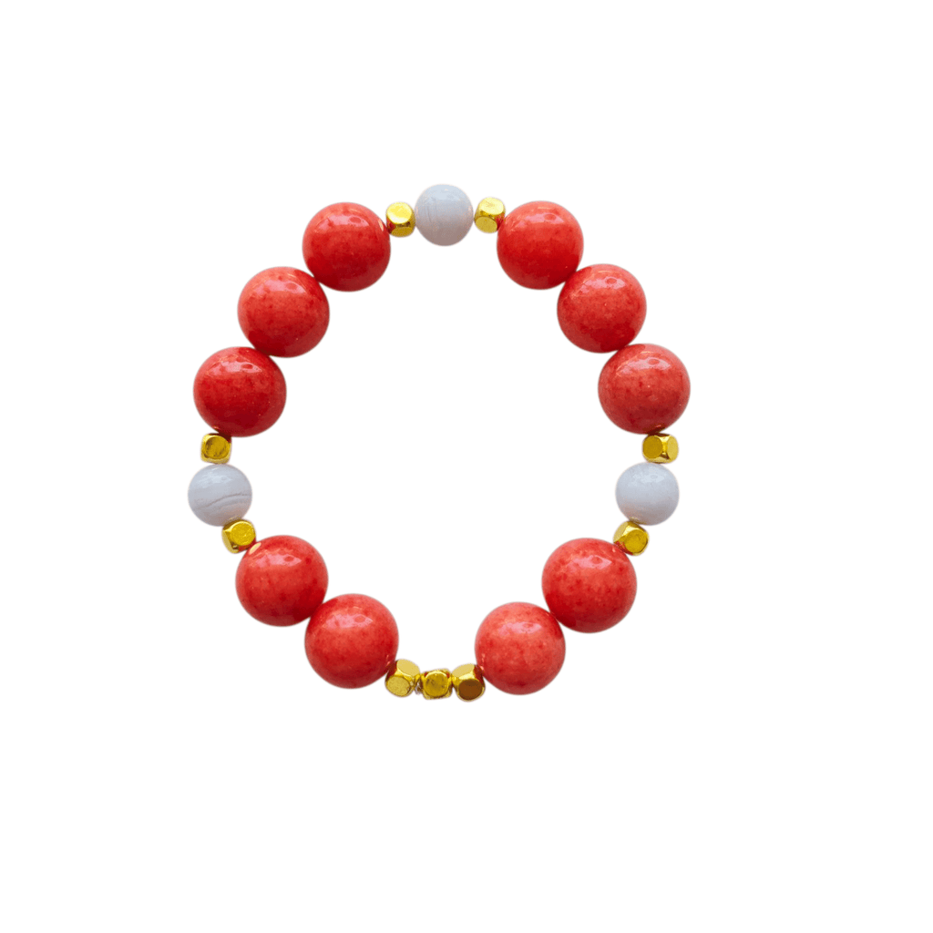 Coral Jade Bracelet - MINU Jewels