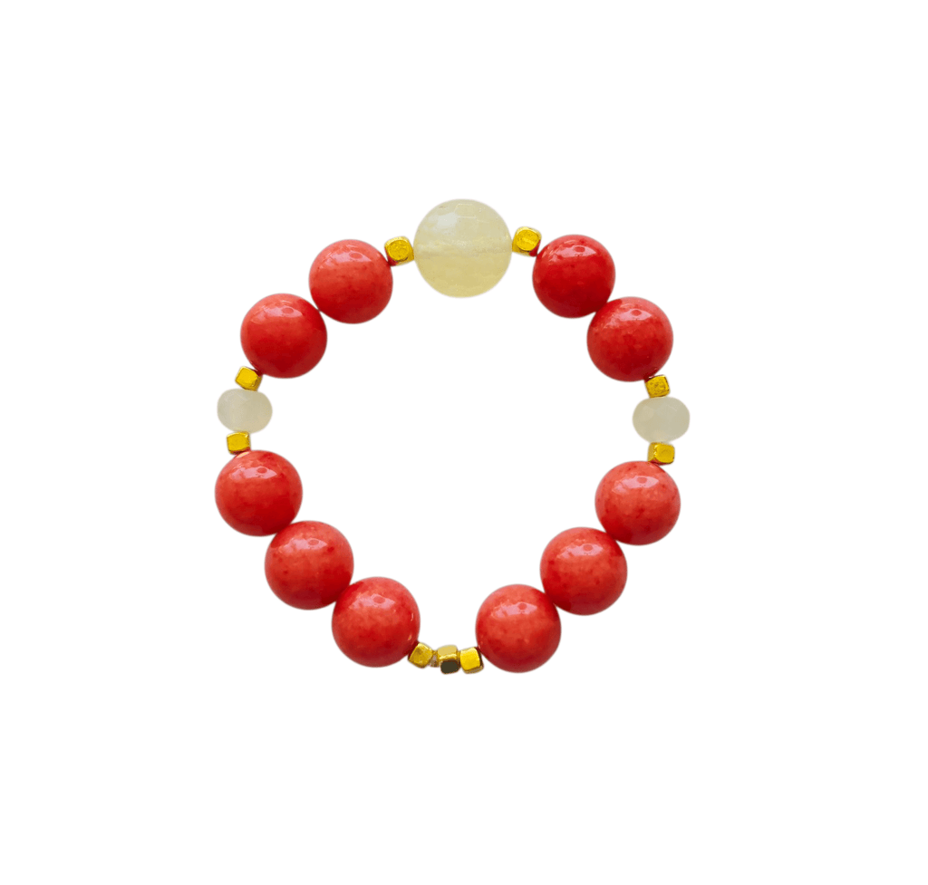 Coral Jade Bracelet - MINU Jewels