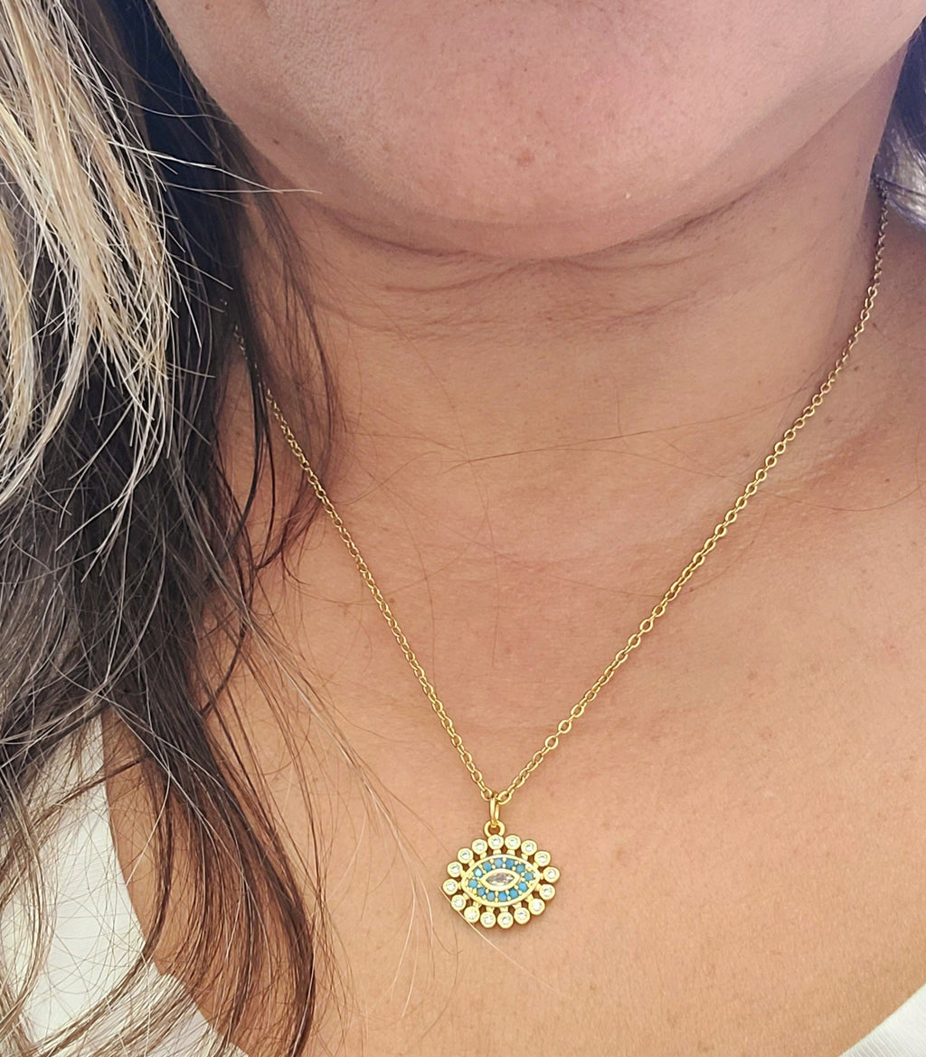 Deco Eye Necklace - MINU Jewels