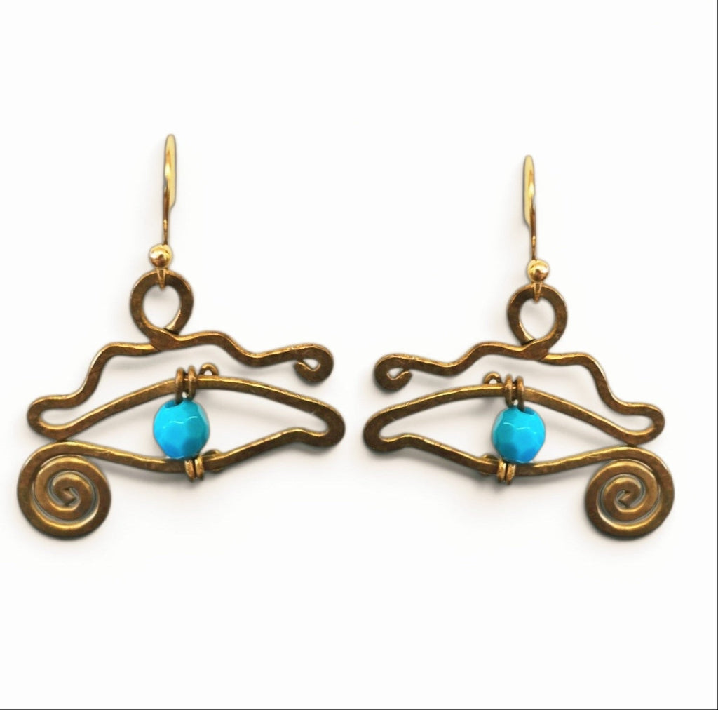 Egyptian Eye Earrings