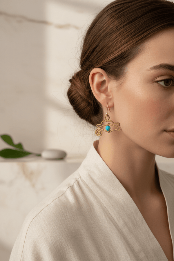 Egyptian Eye Earrings - MINU Jewels