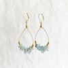 Elina Earrings Aquamarine