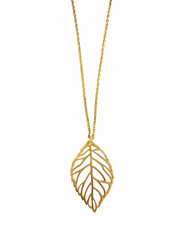 Gold Leaf Necklace MINU Jewels