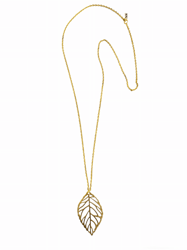 Gold Leaf Necklace - MINU Jewels
