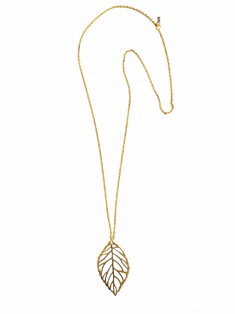Gold Leaf Necklace - MINU Jewels