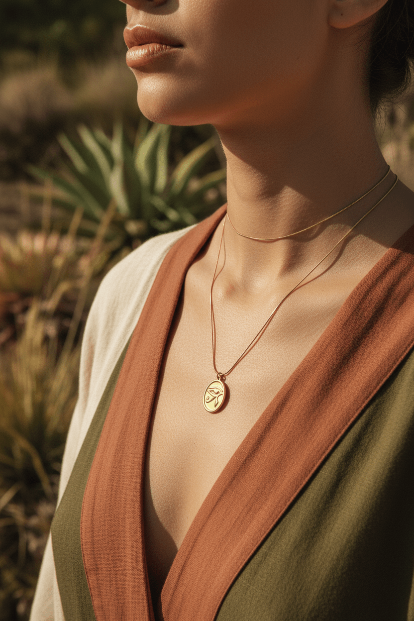 Horus Charm Necklace