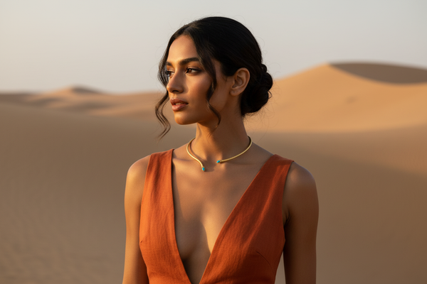 Kiya Collar Necklace – Styled Shot