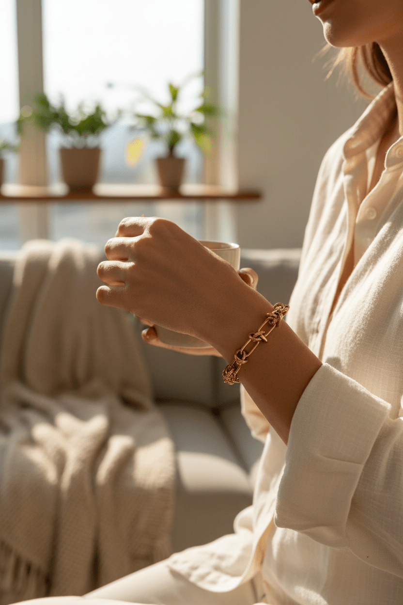 Knotted Chain Bracelet