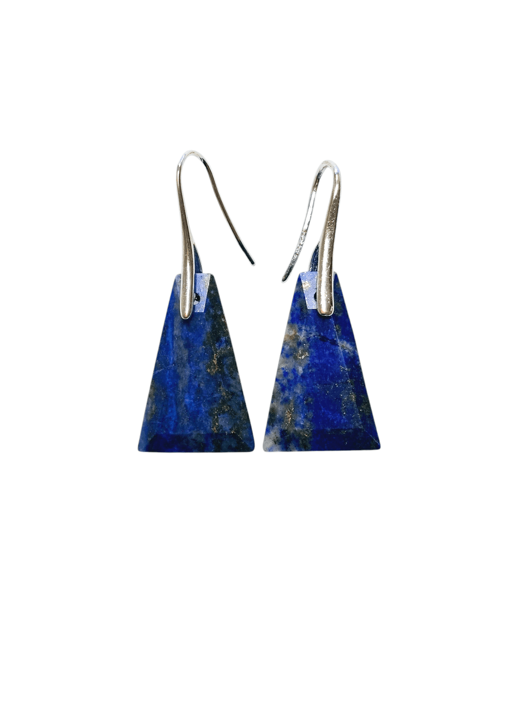 Lapis Triangle Earrings - MINU Jewels