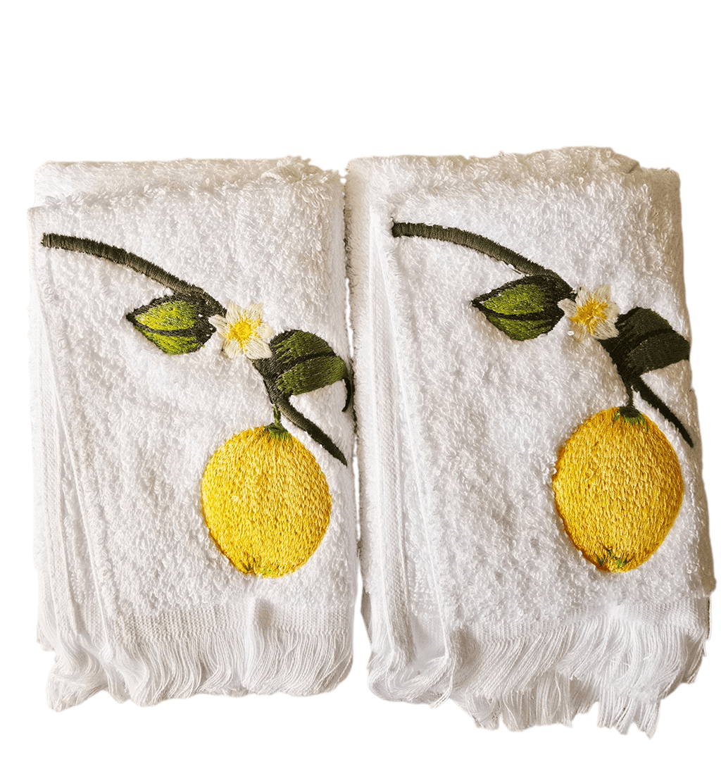 Lemon Hand Towels - MINU Jewels