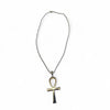 Long Ankh Necklace Silver-plated