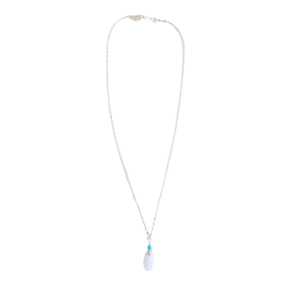 Moonstone Necklace - Silver/Gold - MINU Jewels