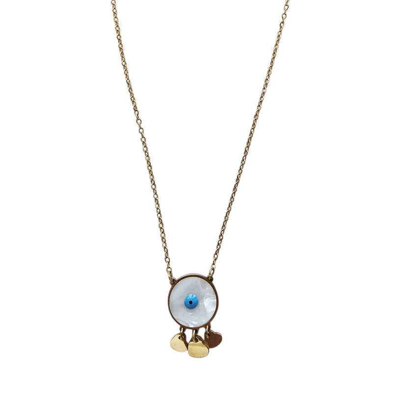 Mother of Pearl Eye Necklace - MINU Jewels