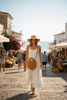 Orange Woven Crossbody
