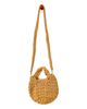 Orange Woven Crossbody