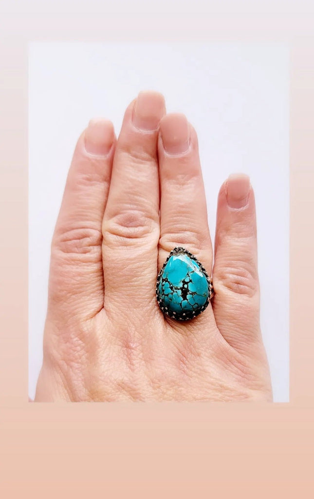 Pear Turquoise Ring - MINU Jewels