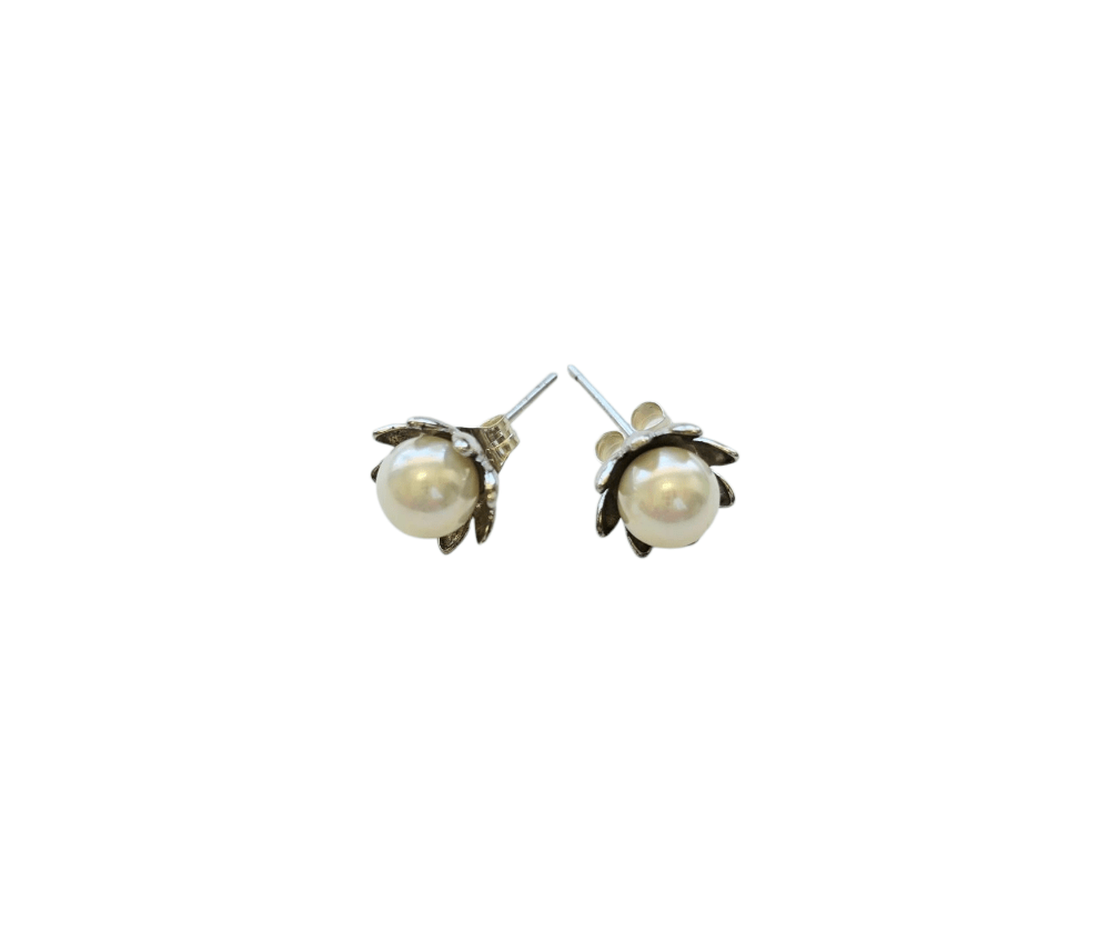Pearl Crown Earrings