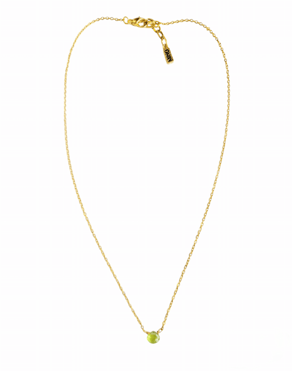 Peridot Drop Necklace MINU Jewels
