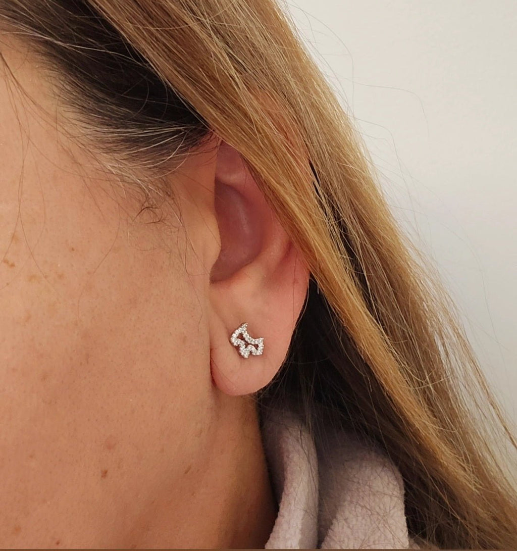 Pooch Stud Earrings - MINU Jewels