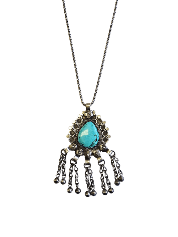 Silver Drop Necklace LG - MINU Jewels