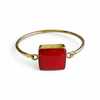 Square Agate Cuff