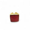 Square Agate Ring