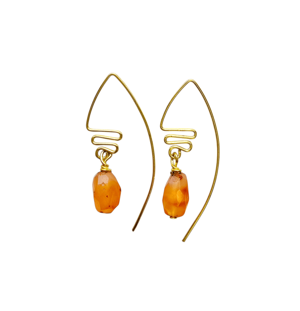Stone Drop Earrings - MINU Jewels