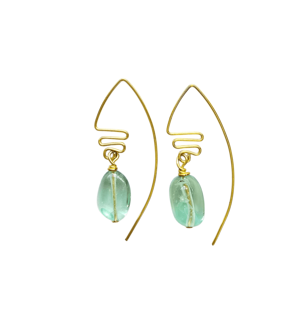 Stone Drop Earrings - MINU Jewels